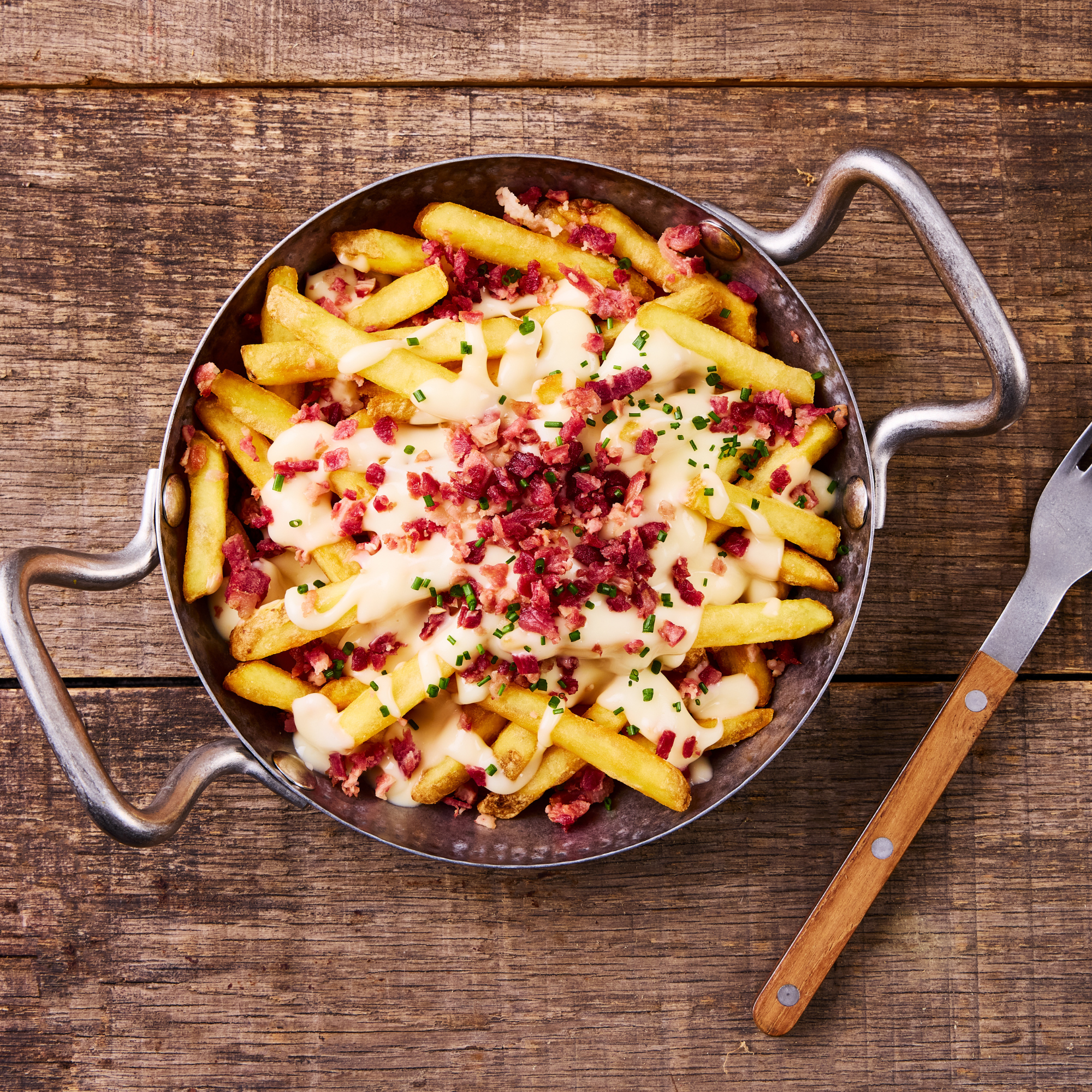 🍟 Frites Saint-Nectaire & bacon de bœuf