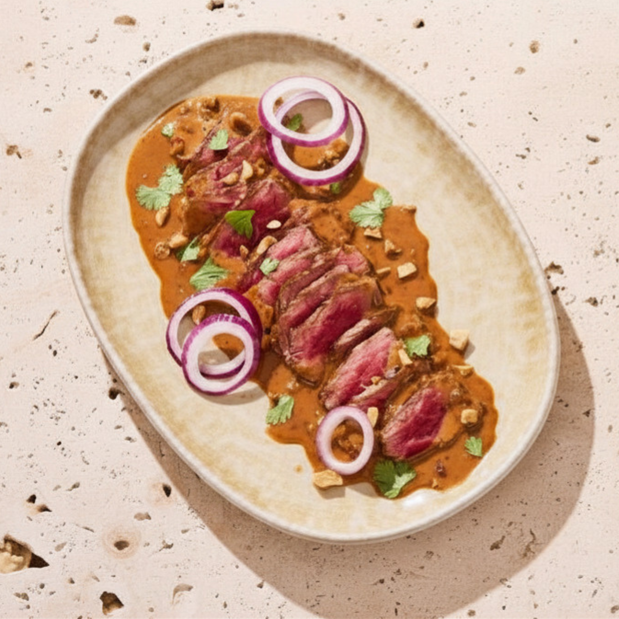 🥩 Tataki de boeuf sauce fusion grill