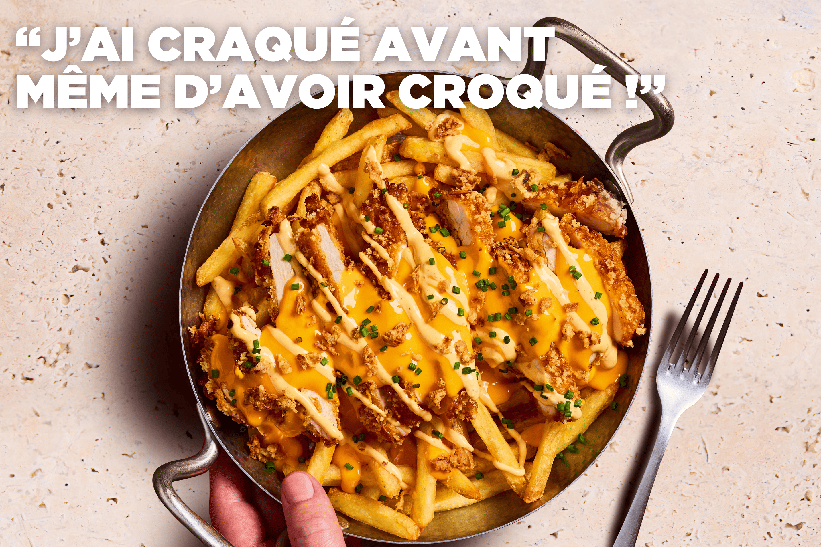 Poulet Crispy Original : cheesy & croustillant !